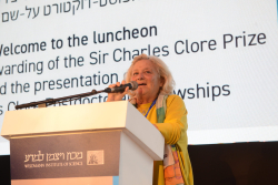 Luncheon: Presentation of the Sir Charles Clore Prize to Dr. Sergey Semenov, Department of Organic Chemistry and the presentation of the Sir Charles Clore Postdoctoral Fellowships