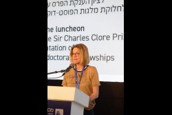 Luncheon: Presentation of the Sir Charles Clore Prize to Dr. Sergey Semenov, Department of Organic Chemistry and the presentation of the Sir Charles Clore Postdoctoral Fellowships