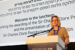 Luncheon: Presentation of the Sir Charles Clore Prize to Dr. Sergey Semenov, Department of Organic Chemistry and the presentation of the Sir Charles Clore Postdoctoral Fellowships