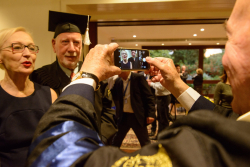 Private reception for the recipients of Doctor of Philosophy honoris causa degrees for 2018