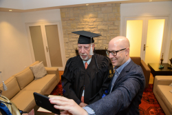 Private reception for the recipients of Doctor of Philosophy honoris causa degrees for 2018