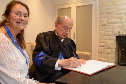 Private reception for the recipients of Doctor of Philosophy honoris causa degrees for 2018