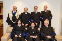 Private reception for the recipients of Doctor of Philosophy honoris causa degrees for 2018