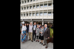 Dedication ceremony of the renovated Stone Administration Building
