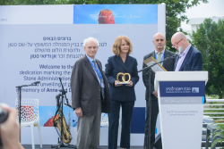 Dedication ceremony of the renovated Stone Administration Building
