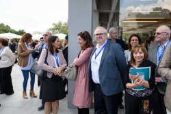 Dedication ceremony of the renovated Stone Administration Building
