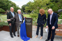 Dedication ceremony of the renovated Stone Administration Building