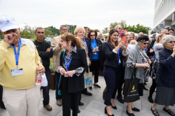 Dedication ceremony of the renovated Stone Administration Building