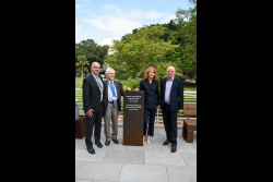 Dedication ceremony of the renovated Stone Administration Building