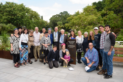 Dedication ceremony of the renovated Stone Administration Building