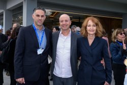 Dedication ceremony of the renovated Stone Administration Building