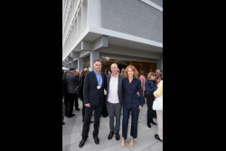 Dedication ceremony of the renovated Stone Administration Building