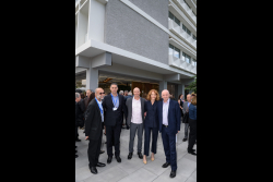 Dedication ceremony of the renovated Stone Administration Building