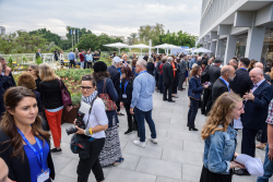 Dedication ceremony of the renovated Stone Administration Building