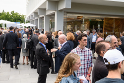 Dedication ceremony of the renovated Stone Administration Building