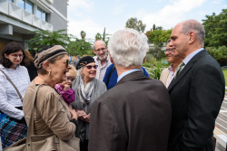 Dedication ceremony of the renovated Stone Administration Building
