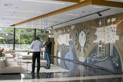 Dedication ceremony of the renovated Stone Administration Building