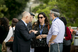 Dedication ceremony of the renovated Stone Administration Building