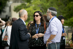 Dedication ceremony of the renovated Stone Administration Building