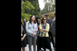 Dedication ceremony of the renovated Stone Administration Building