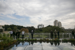 Dedication ceremony of the renovated Stone Administration Building