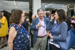 Dedication ceremony of the renovated Stone Administration Building
