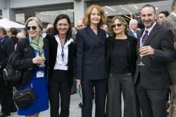Dedication ceremony of the renovated Stone Administration Building