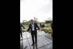 Dedication ceremony of the renovated Stone Administration Building