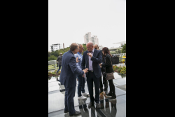 Dedication ceremony of the renovated Stone Administration Building