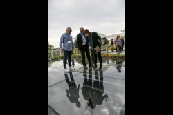 Dedication ceremony of the renovated Stone Administration Building