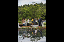 Dedication ceremony of the renovated Stone Administration Building