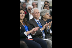 Dedication ceremony of the renovated Stone Administration Building