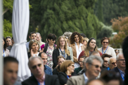 Dedication ceremony of the renovated Stone Administration Building