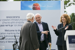 Dedication ceremony of the renovated Stone Administration Building