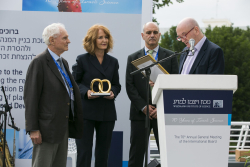 Dedication ceremony of the renovated Stone Administration Building