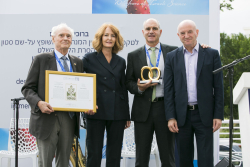 Dedication ceremony of the renovated Stone Administration Building