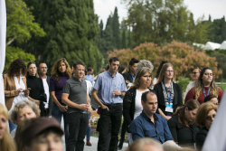 Dedication ceremony of the renovated Stone Administration Building