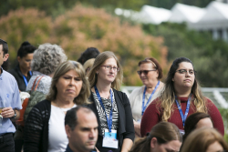 Dedication ceremony of the renovated Stone Administration Building