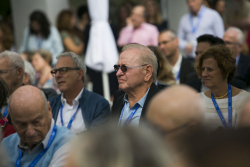 Dedication ceremony of the renovated Stone Administration Building