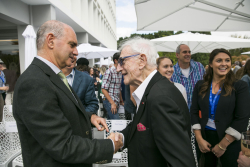 Dedication ceremony of the renovated Stone Administration Building