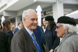 Dedication ceremony of the renovated Stone Administration Building