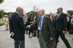 Dedication ceremony of the renovated Stone Administration Building