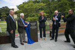 Dedication ceremony of the renovated Stone Administration Building