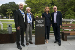 Dedication ceremony of the renovated Stone Administration Building