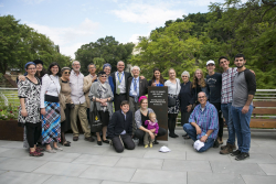 Dedication ceremony of the renovated Stone Administration Building