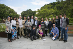 Dedication ceremony of the renovated Stone Administration Building