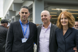 Dedication ceremony of the renovated Stone Administration Building