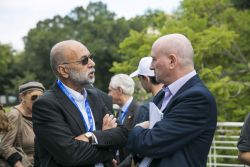 Dedication ceremony of the renovated Stone Administration Building