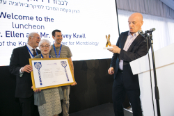 Luncheon honoring Dr. Ellen and Harvey Knell for the establishment of the Knell Family Center for Microbiology