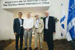 Dedication ceremony of the Gershon Kekst International Office